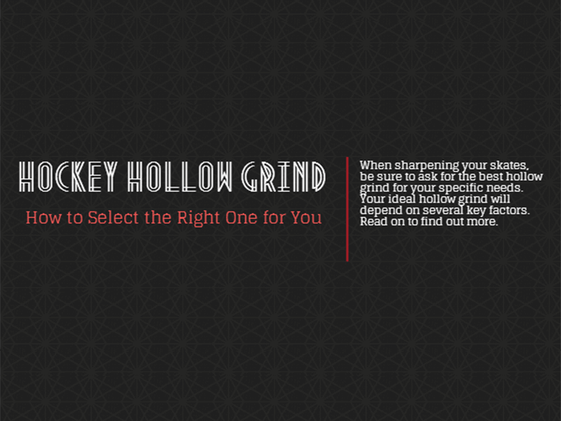 infographic hockey hollow grind