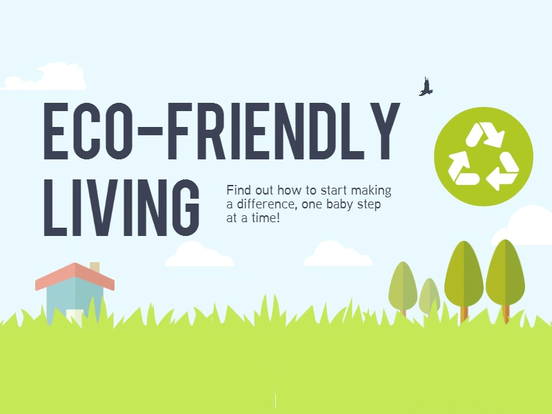 infographic eco-friendly living