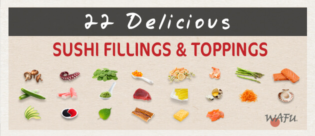sushi ingredients infographic