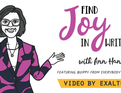 Ann Handley: Find the Joy in Writing (Whiteboard Animation)