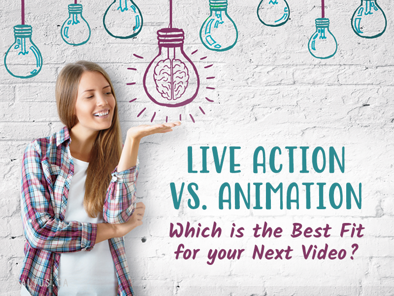 Live action vs. animation