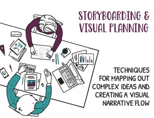 Storyboarding: Mapping out complex ideas and creating a visual narrative flow